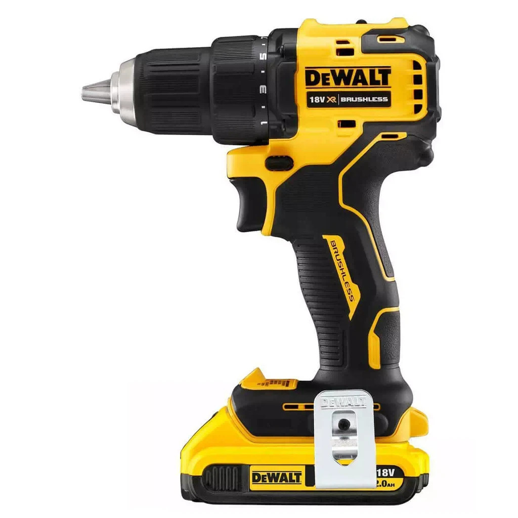 Шуруповерт DeWALT XR Li-Ion 18 В, 65 Нм, 2 АКБ + ЗП, кейс (DCD708D2T) - зображення 2