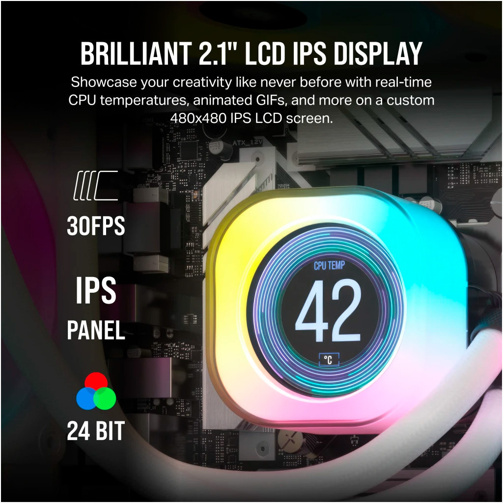 Система рідинного охолодження Corsair iCUE Link H150i LCD RGB (CW-9061008-WW) - зображення 7