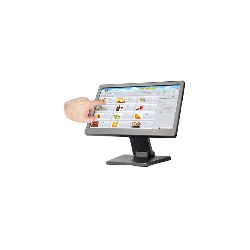 POS-монітор Detaik 15.6" (16*9 ) TFT HDMI, VGA, 1366768, PCAP (DTK-1566R2) - зображення 3