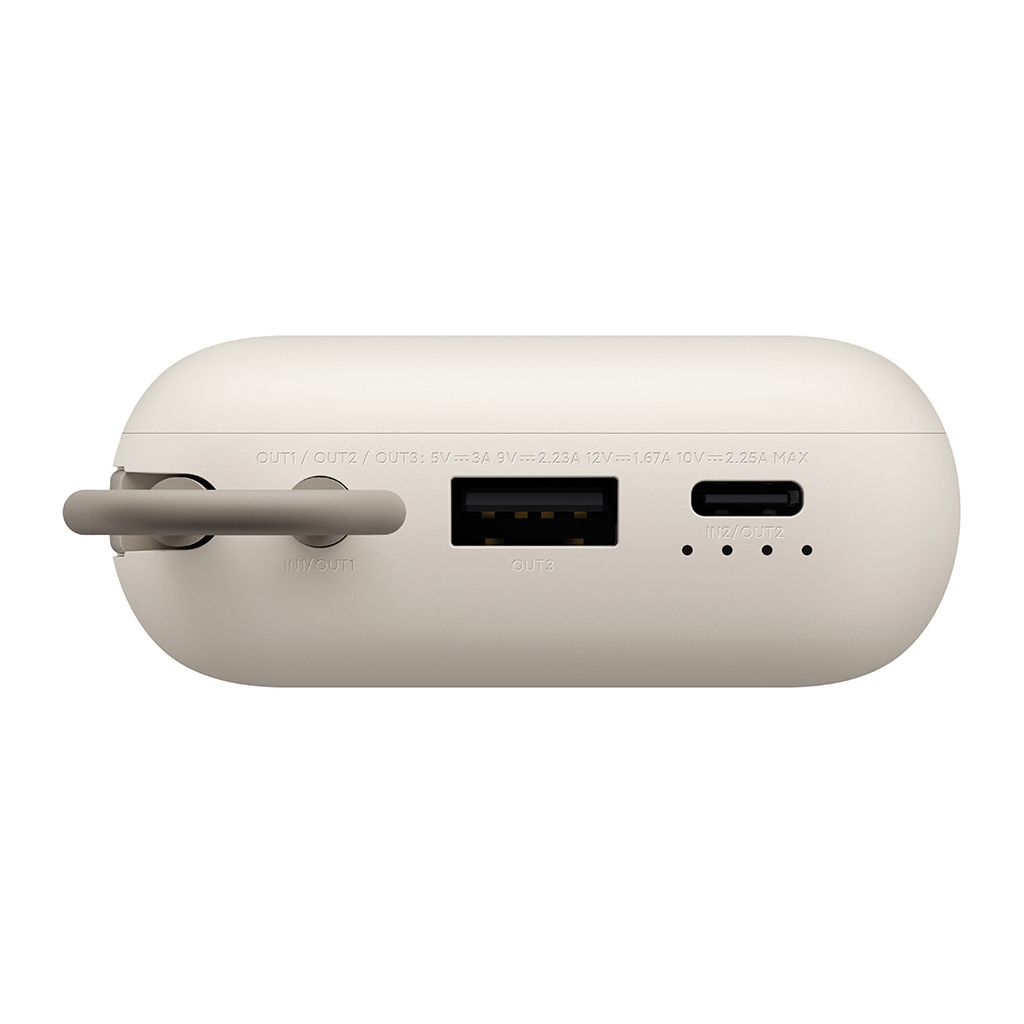Батарея універсальна Xiaomi 10000mAh 22.5W, Integrated Cable, beige (BHR9072GL) - зображення 5