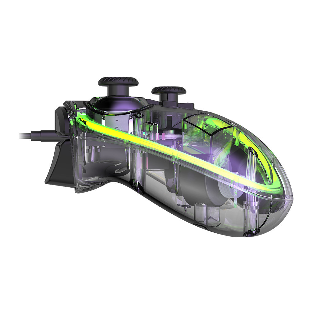 Геймпад Canyon GPW-02 Brighter Wireless RGB 5in1 iOS/Nintendo Crystal (CND-GPW02) - зображення 3