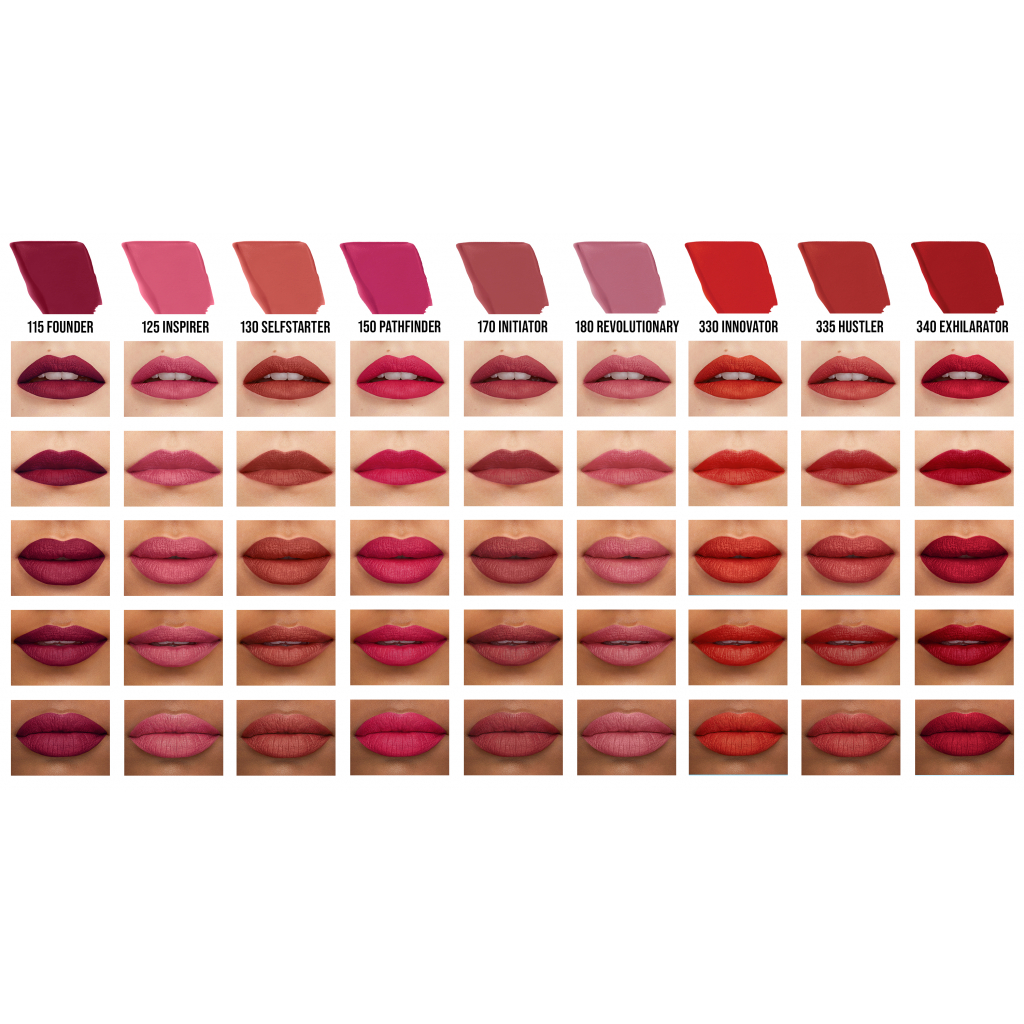 Помада для губ Maybelline New York Super Stay Matte Ink 180 Revolutionary 5 мл (3600531605681) - зображення 4