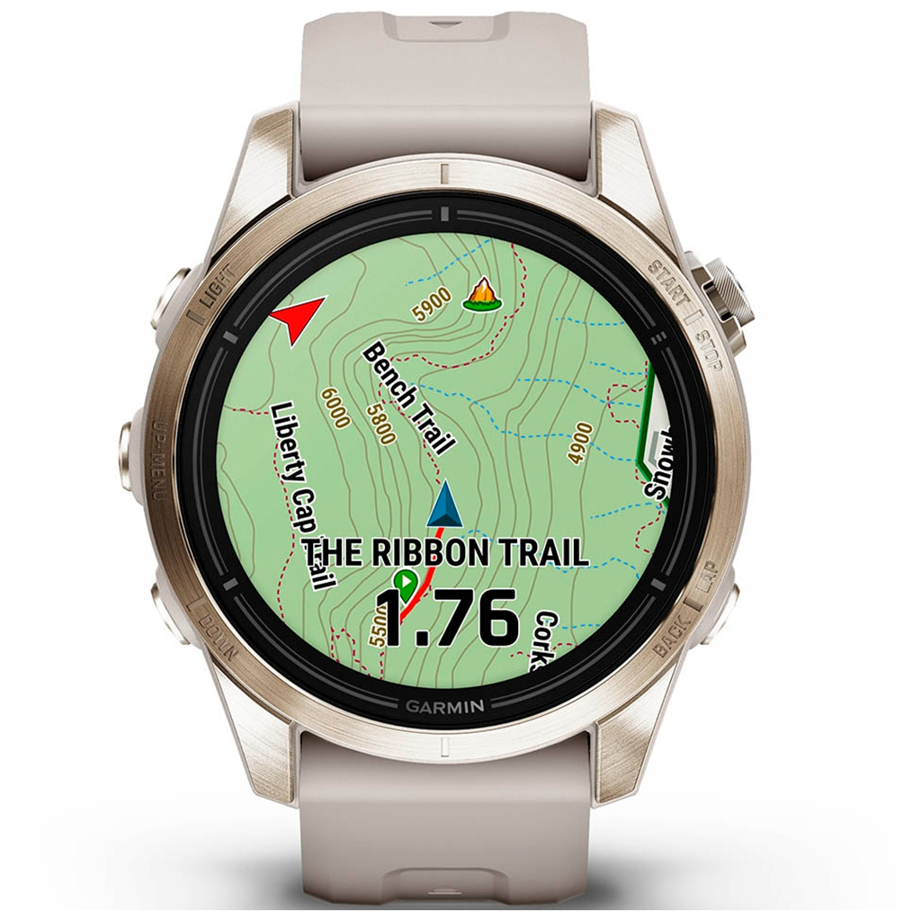 Смарт-годинник Garmin EPIX PRO (g2), 42mm, Saph, Soft Gold SS, Lt. Sand, GPS смарт (010-02802-11) - зображення 8