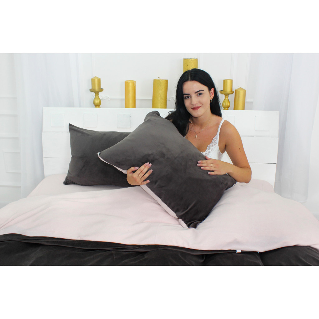 Постільна білизна MirSon Велюр Winter Terry 28-0025 Magnolia Полуторний (2200004018430) - зображення 3
