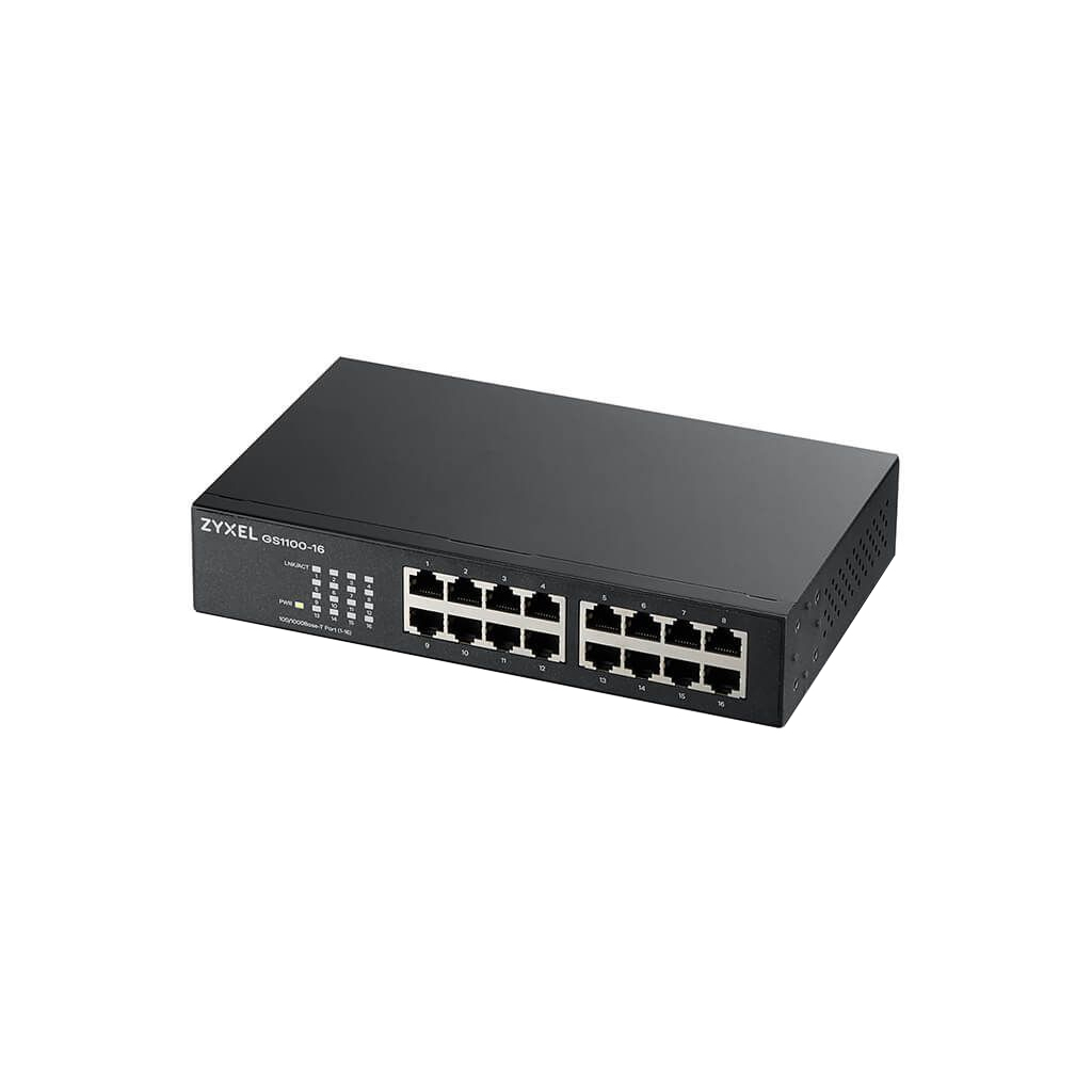 Комутатор мережевий ZyXel GS1100-16 (GS1100-16-EU0103F) - зображення 2