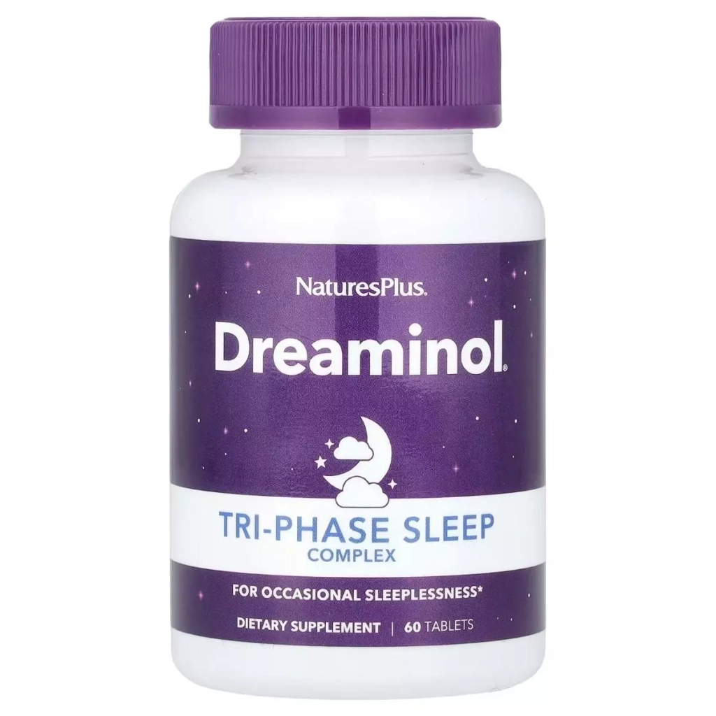 Вітамінно-мінеральний комплекс Natures Plus Трифазний комплекс для сну, Tri-Phase Sleep Complex, 60 таблеток (NAP-47595) - зображення 1