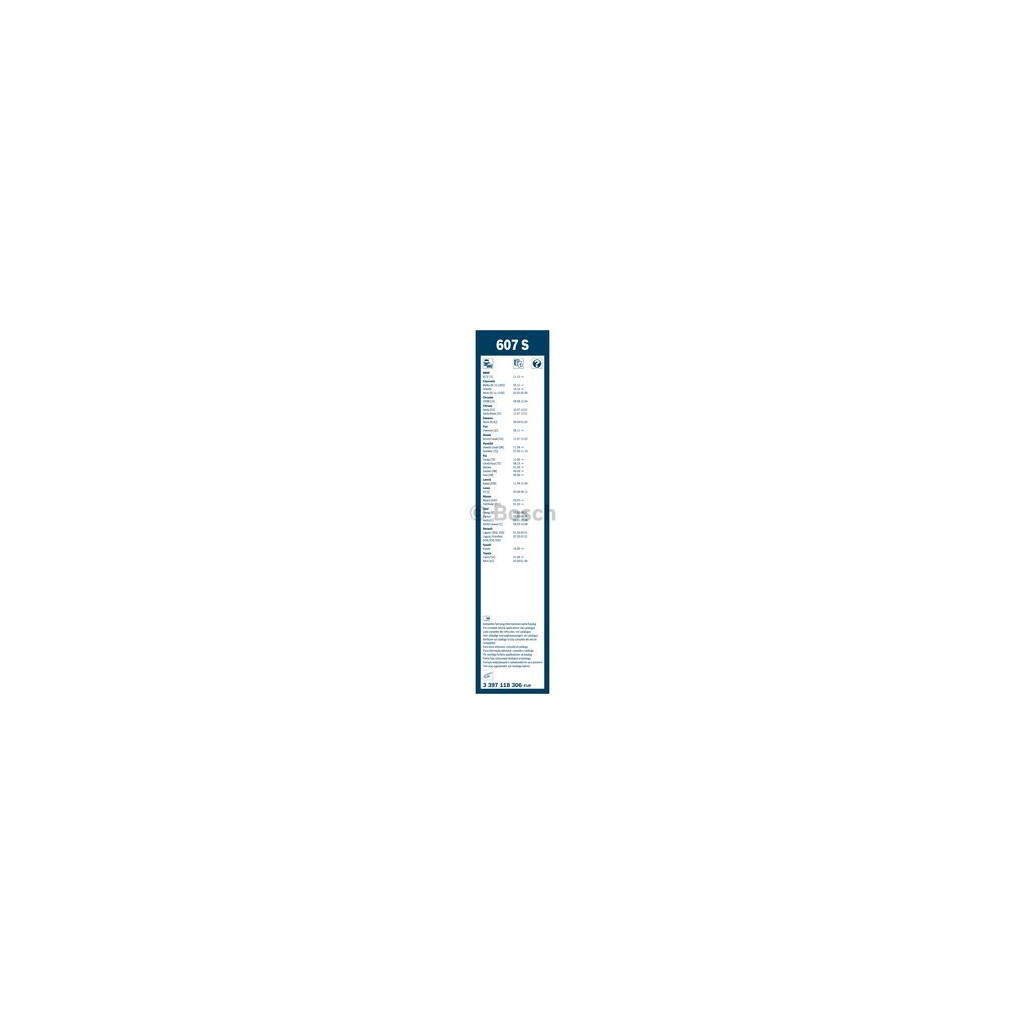 Щітка склоочисника Bosch 3 397 118 306 - зображення 2