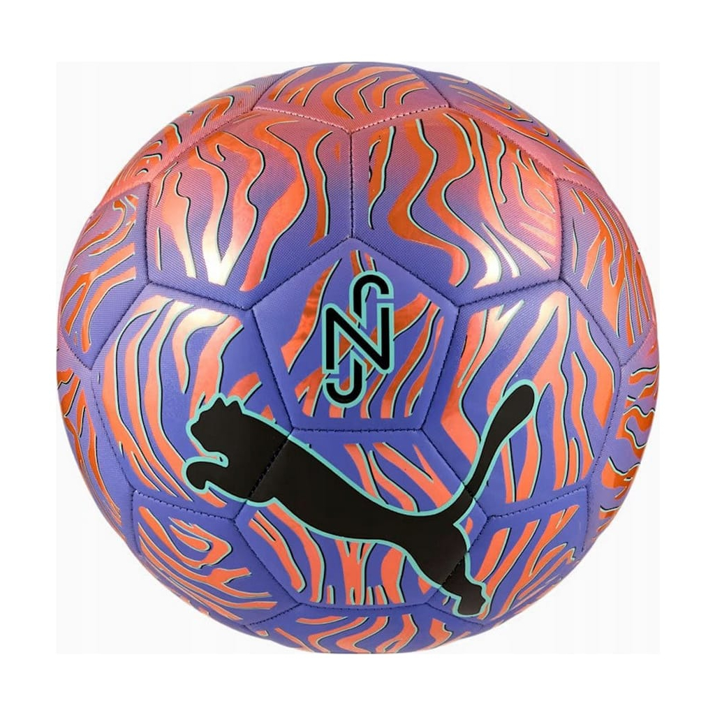 М'яч футбольний Puma Neymar JR Graphic ball 084678-01 фіолетовий, помаранчевий 5 (4067984268587) - зображення 1