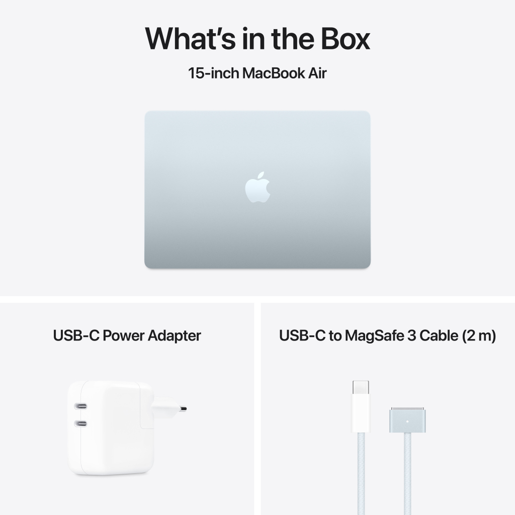 Ноутбук Apple MacBook Air 15 M4 A3241 Sky Blue (MC7D4UA/A) - зображення 10
