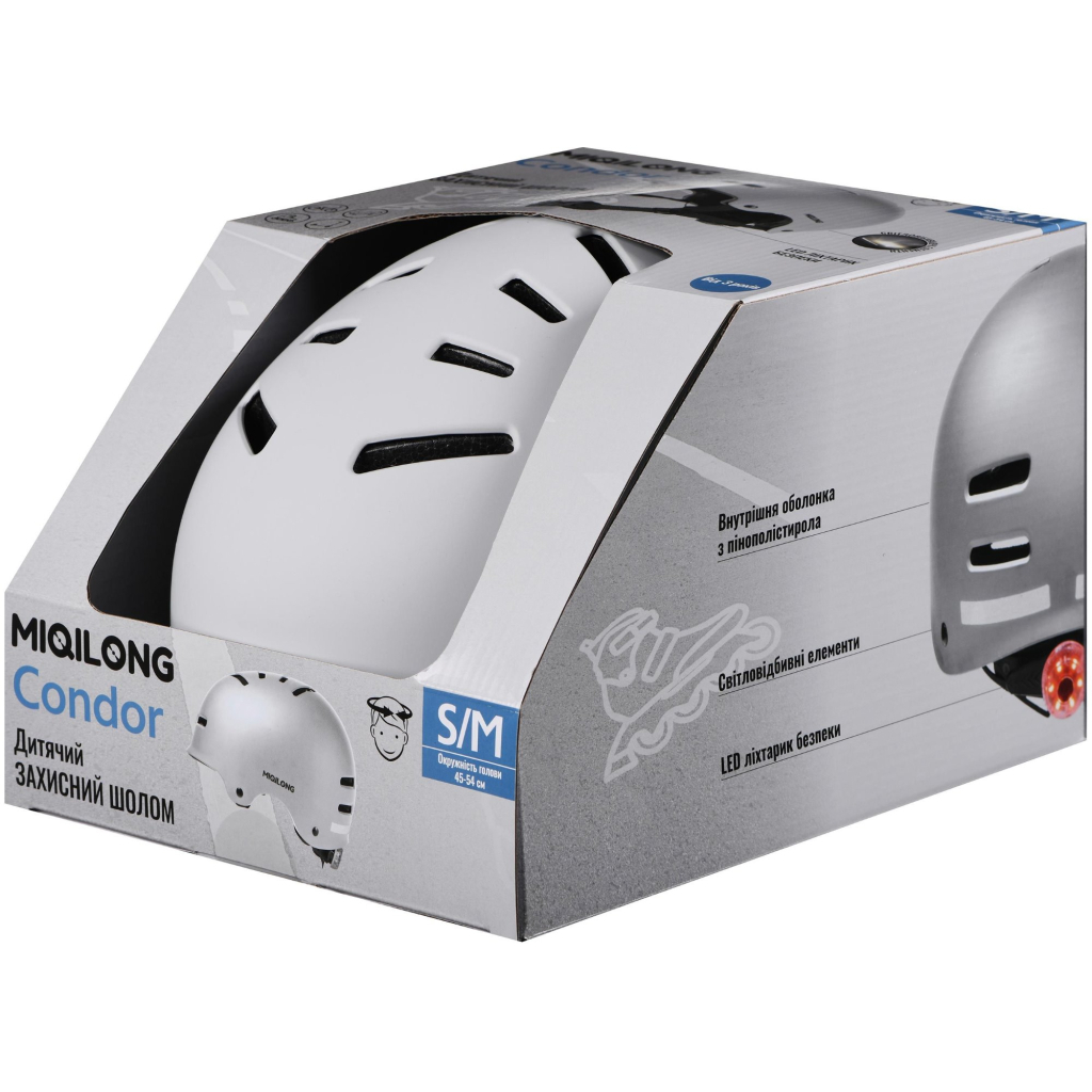 Шолом Miqilong Condor сірий (CONDOR-M-GRAY) - зображення 14
