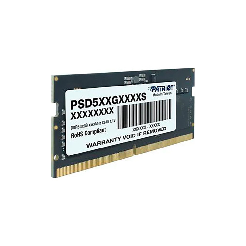 Модуль пам'яті для ноутбука SoDIMM DDR5 8GB 5600 MHz Patriot (PSD58G560041S) - зображення 2