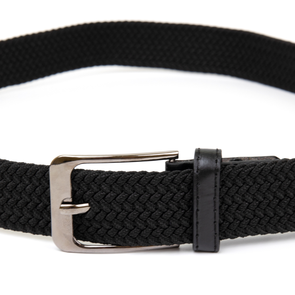 Ремінь Vintage Текстильний чоловічий Чорний (20525) - зображення 6