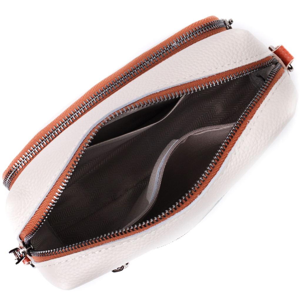 Сумка Vintage З натуральної шкіри Біла (22589) - зображення 8