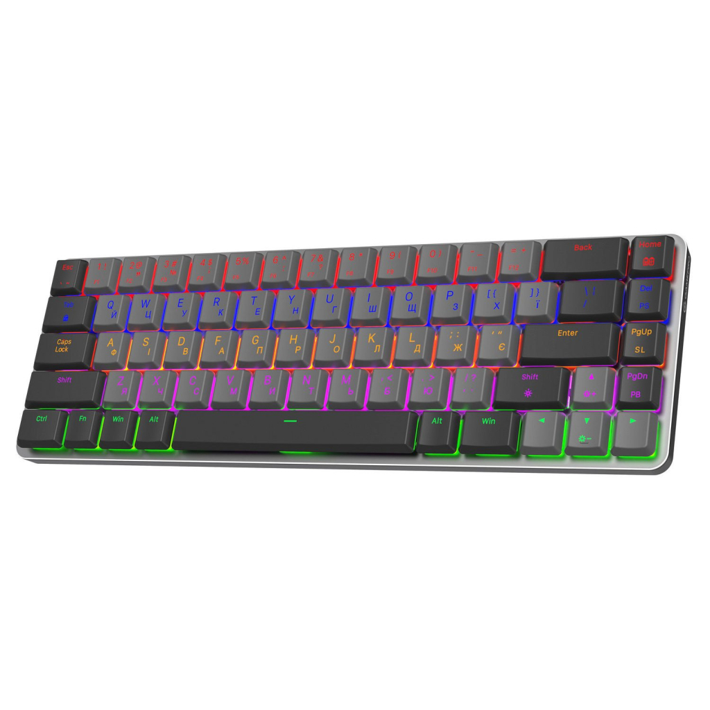 Клавіатура GamePro MK122R Red Swich Low Profile Wireless Dark Gray (MK122R) - изображение 3