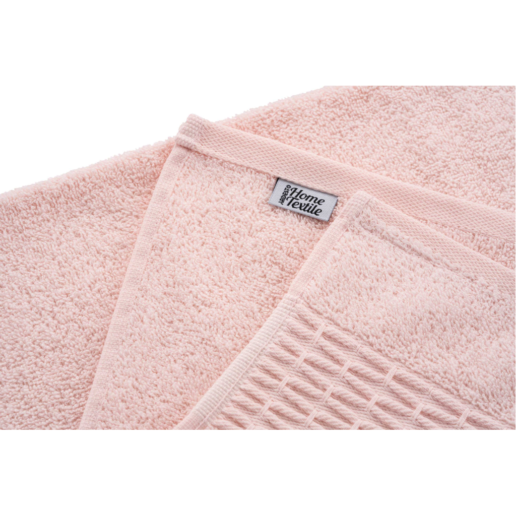 Рушник Ardesto набір махрових Lotus 2 шт 50х90 см індіго, 70х140см, 100% бавовна, пудра (ART2357PW) - изображение 6