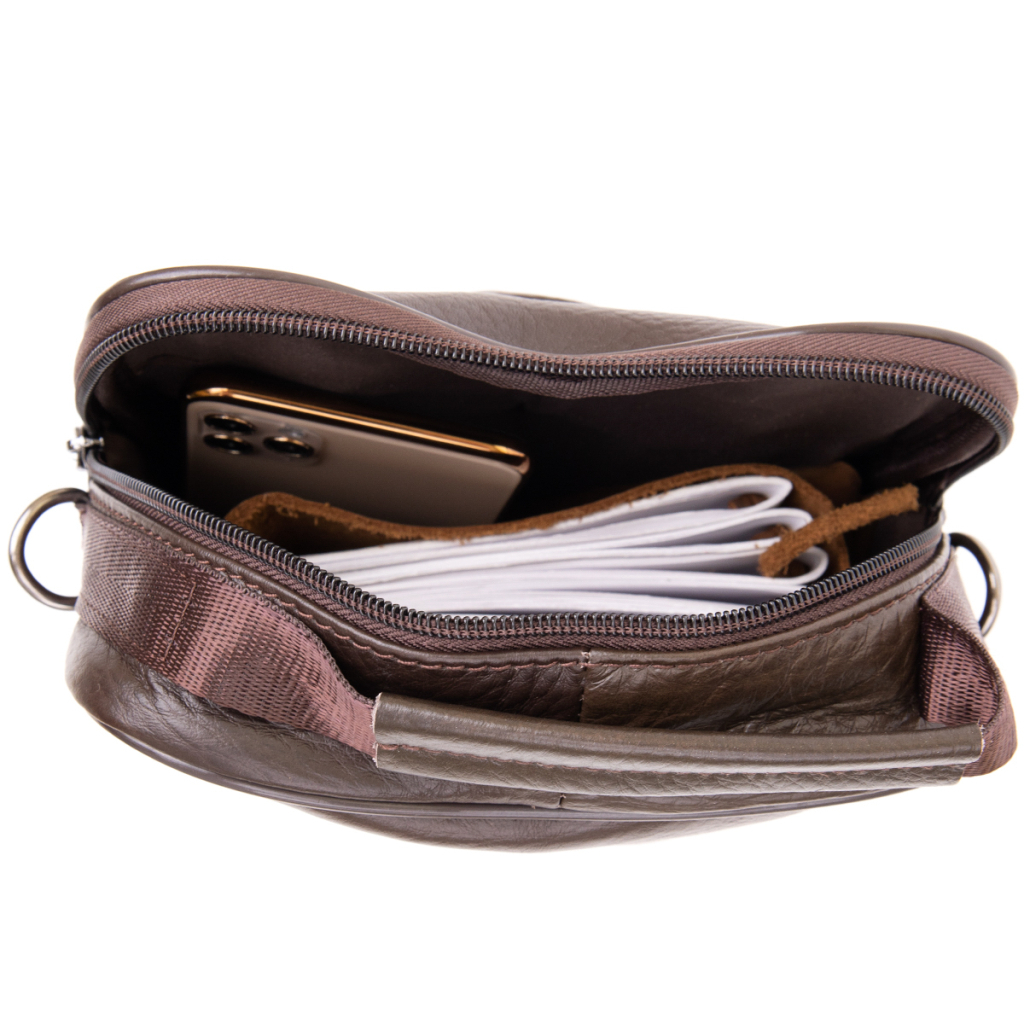 Сумка Vintage Коричнева (20394) - зображення 5