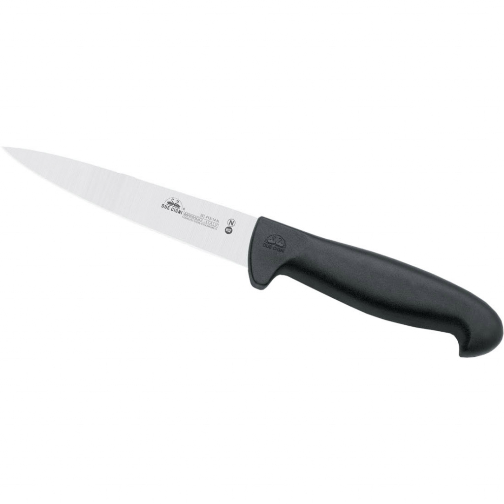 Кухонний ніж Due Cigni Professional Boning Knife 413 140 mm Black (2C 413/14 N) - зображення 1