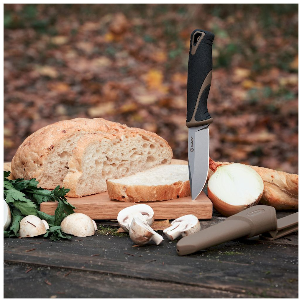 Ніж Ganzo G807-DY Бежевий з ножнами (G807DY) - зображення 9