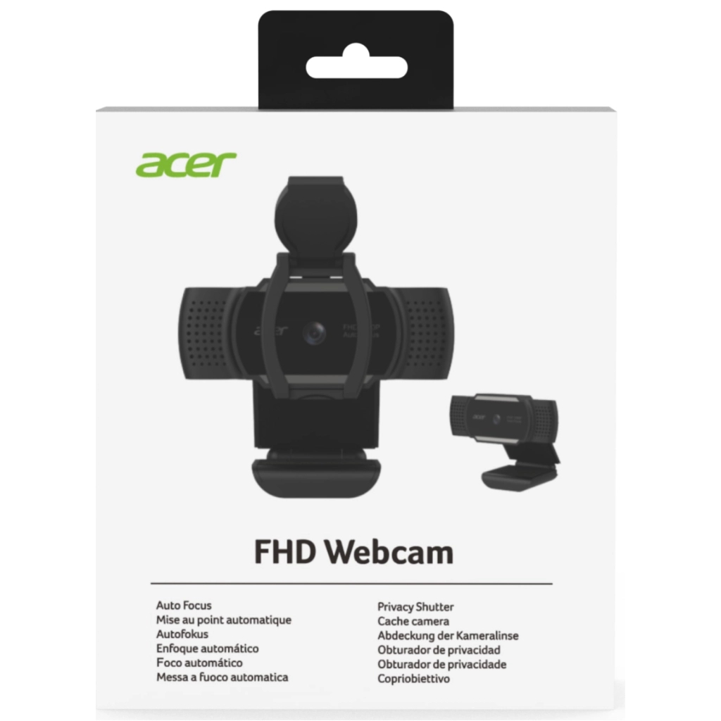 Веб-камера Acer FHD Webcam Black (HP.EXPBG.019) - зображення 12