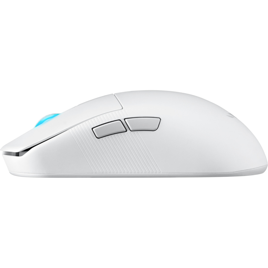 Мишка ASUS ROG Harpe Ace Mini Wireless/Bluetooth/USB White (90MP03Z0-BMUA10) - зображення 4