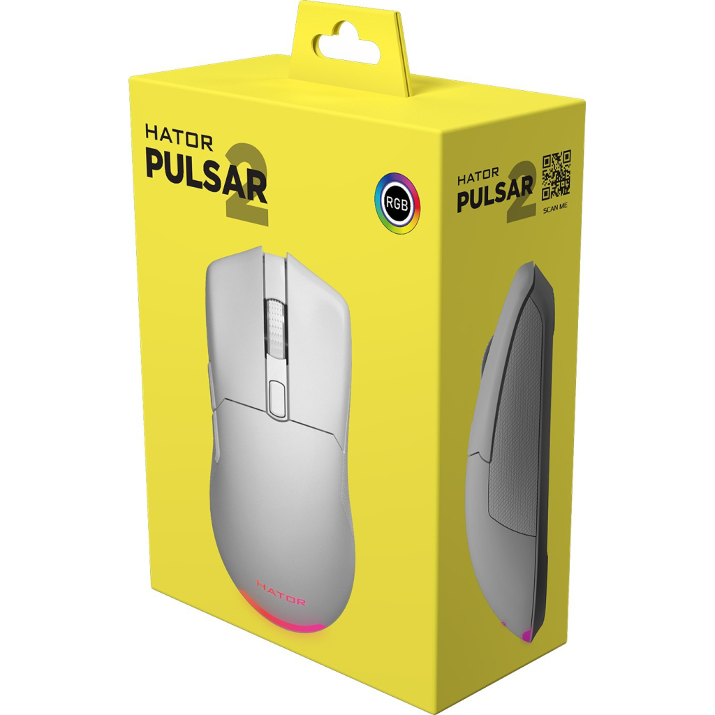 Мишка Hator Pulsar 2 USB White (HTM-511) - зображення 6
