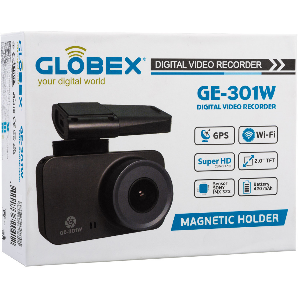 Відеореєстратор Globex GE-301W - зображення 10