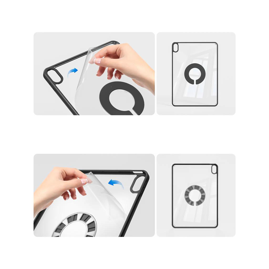 Чохол до планшета BeCover Ultra Slim Origami Flex Apple iPad Air 11" M2/M3 (2024/2025) Black (712975) - зображення 6