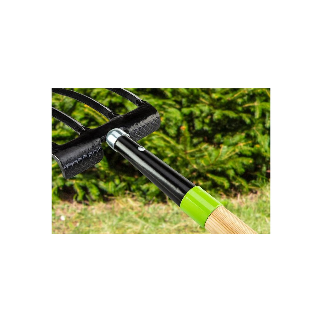 Вила Verto для копання, руків'я дерев'яне D-подібне, 127см (15G041) - изображение 2