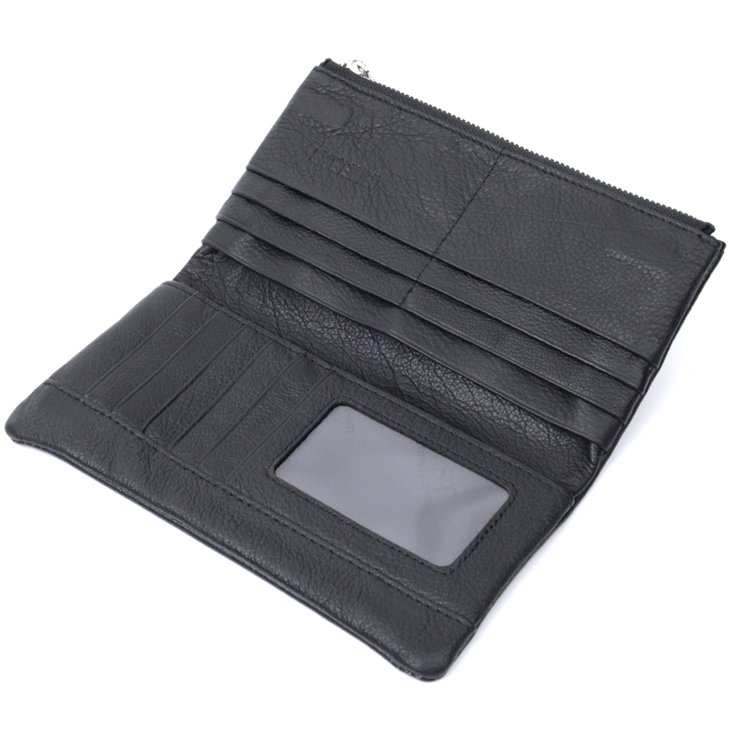 Гаманець ST Leather Унісекс з м'якої натуральної шкіри Чорний (22743) - зображення 7