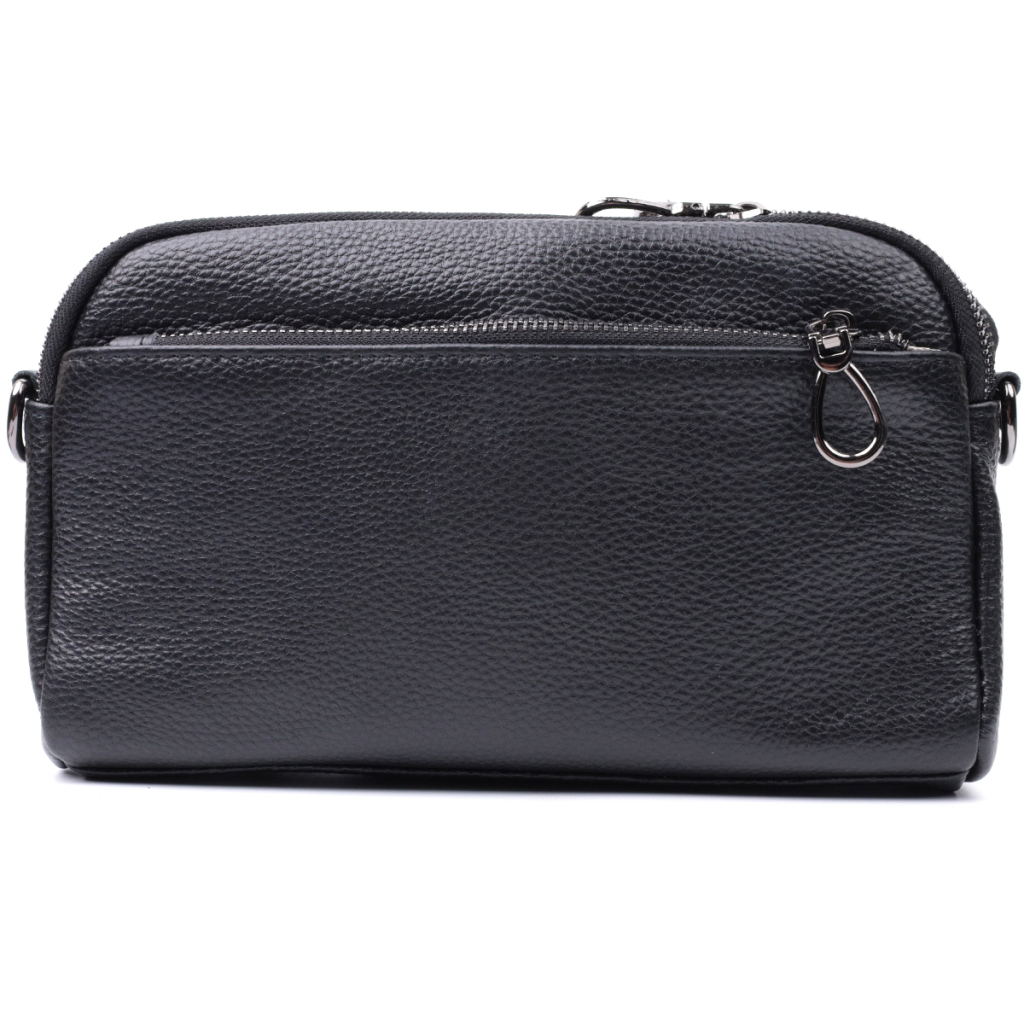 Сумка Vintage Жіноча з кишенями з натуральної шкіри Чорна (22597) - зображення 5