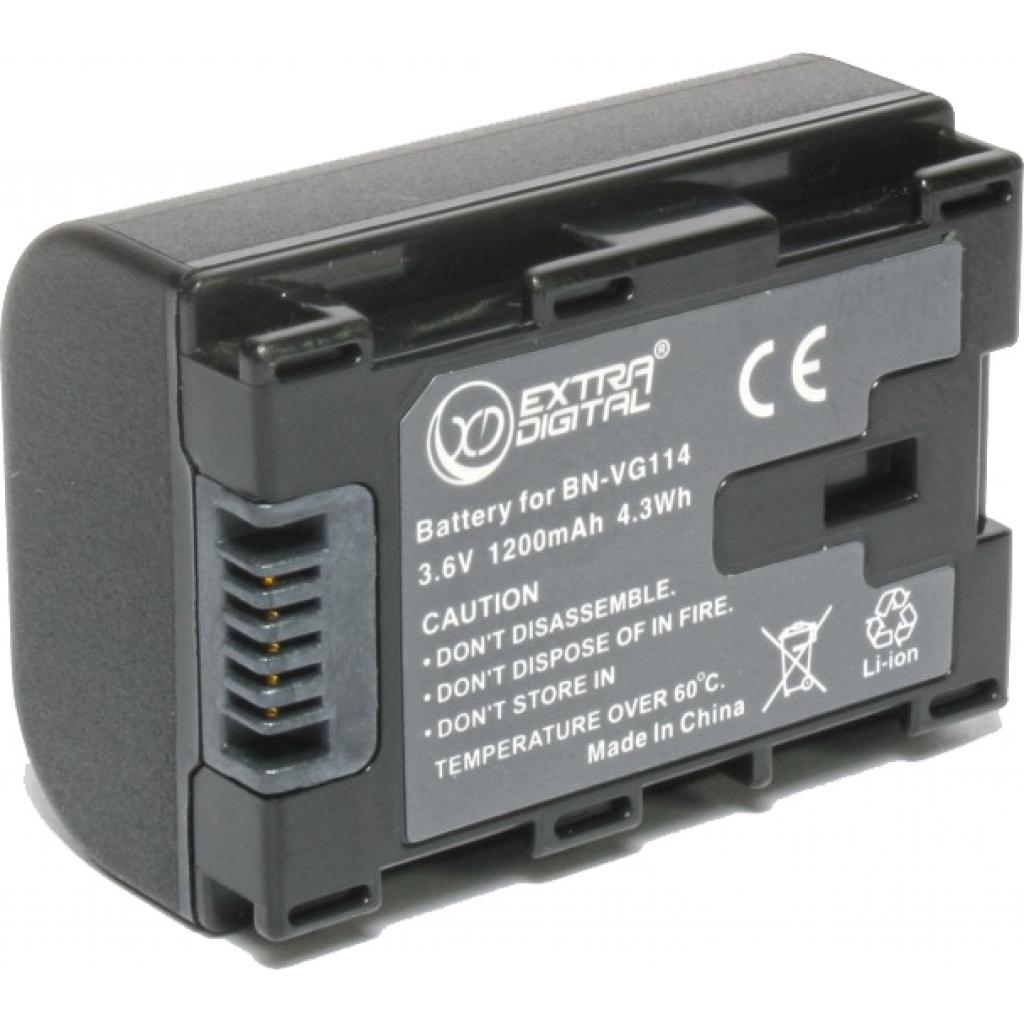 Акумулятор до фото/відео Extradigital JVC BN-VG114 (chip) (BDJ1310) - зображення 3