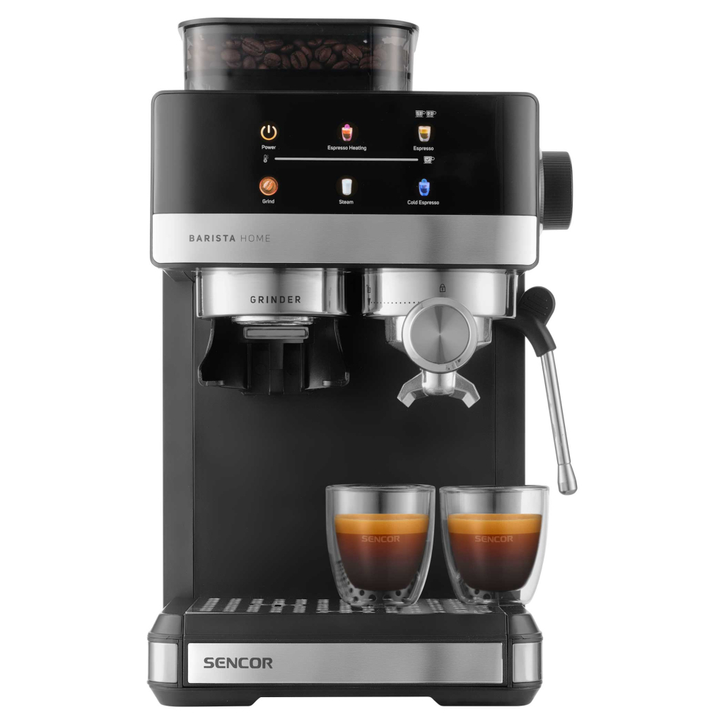 Ріжкова кавоварка еспресо Sencor SES5000SS - зображення 8