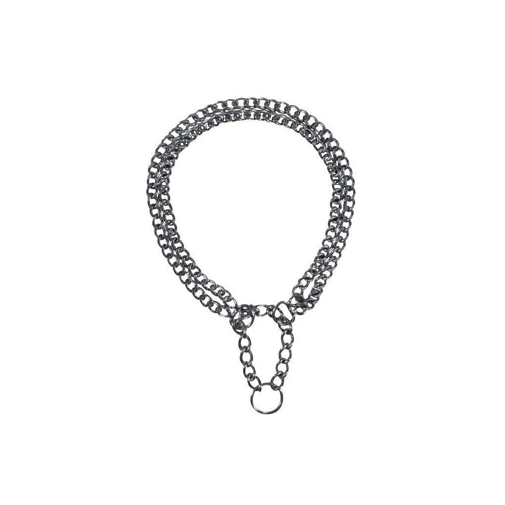 Нашийник для тварин Trixie дворядний хромований 60 см/2.5 мм (4011905022468) - зображення 1