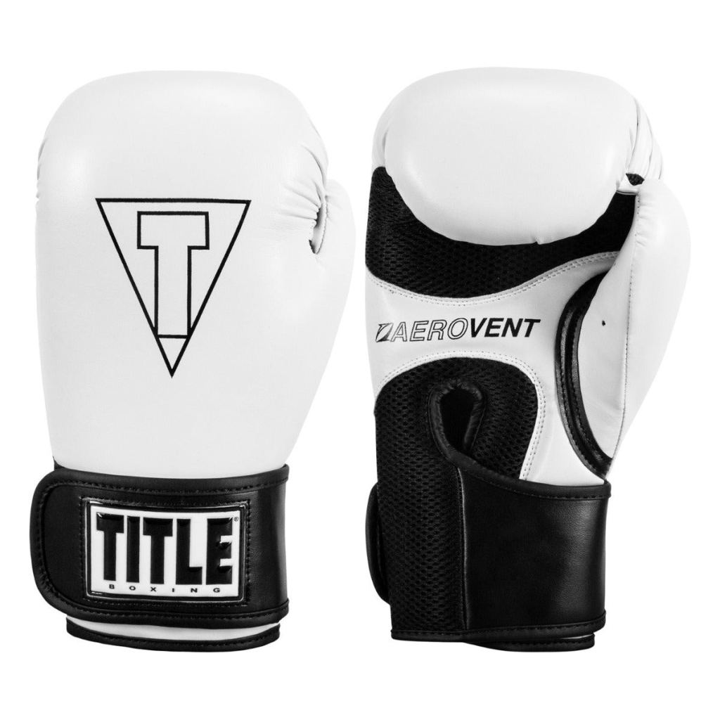 Боксерські рукавички Title Boxing Vegan Gloves White/Black 14 oz (VGFBG 14 oz WH/BK) - зображення 5