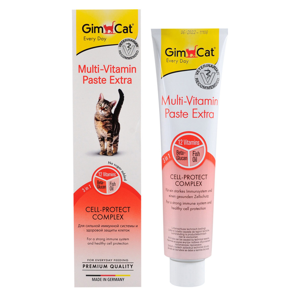 Паста для тварин GimCat Multi-Vitamin Paste Extra 200 г (4002064401898) - зображення 1