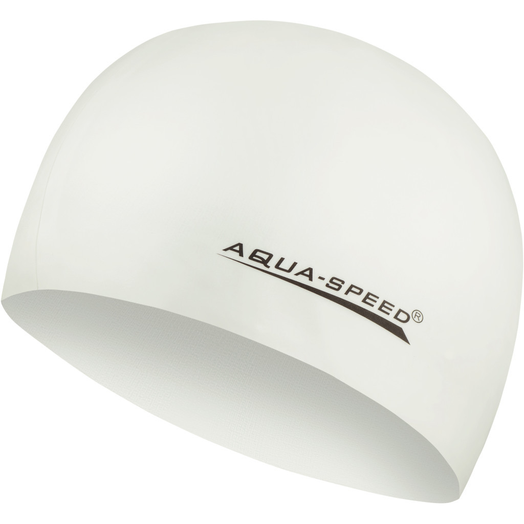 Шапка для плавання Aqua Speed Mega 100-05 білий Уні OSFM (5908217635433) - зображення 1