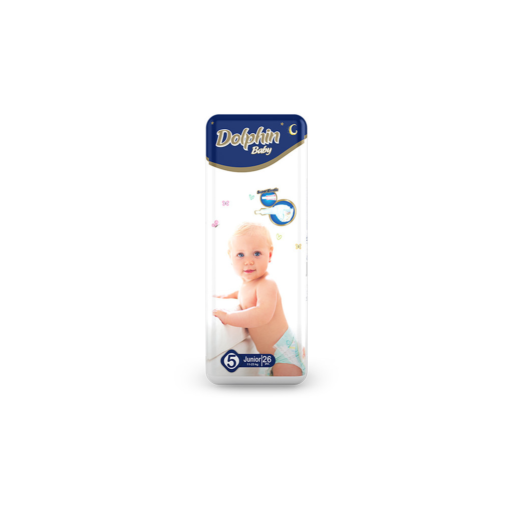 Підгузки Dolphin Junior 11-25 кг 26 шт (8680131203406) - зображення 1