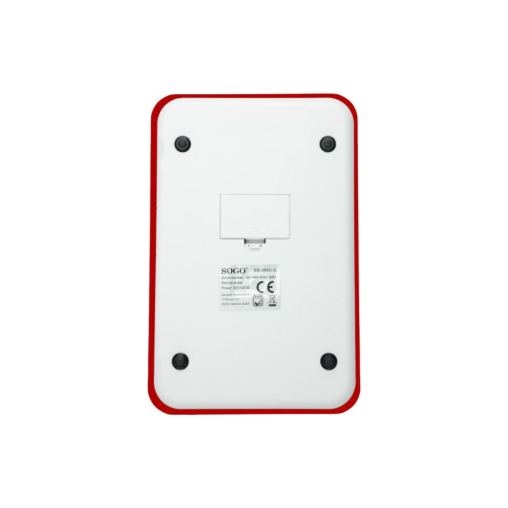 Ваги кухонні SOGO SS-3960R - picture 6