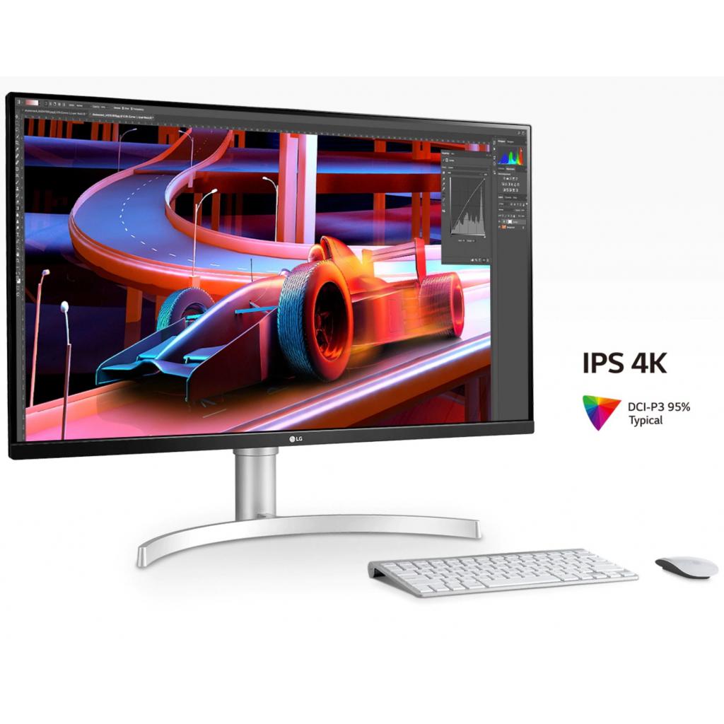 Монітор LG 32UN650-W - зображення 8