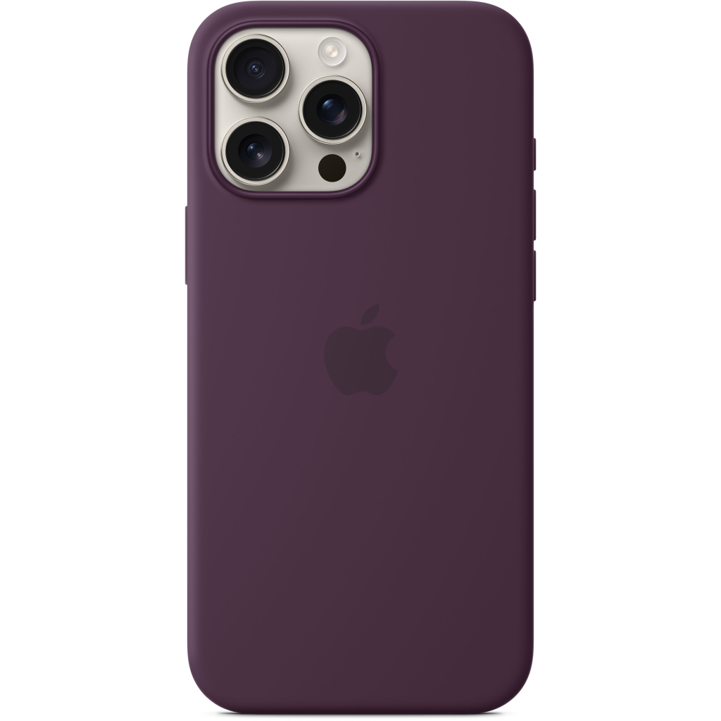 Чохол до мобільного телефона Apple iPhone16 Pro Max Silicone Case with MagSafe - Plum (MYYW3ZM/A) - зображення 2