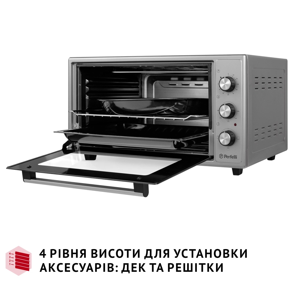 Електропіч Perfelli CLASSIC 48 GREY - изображение 6