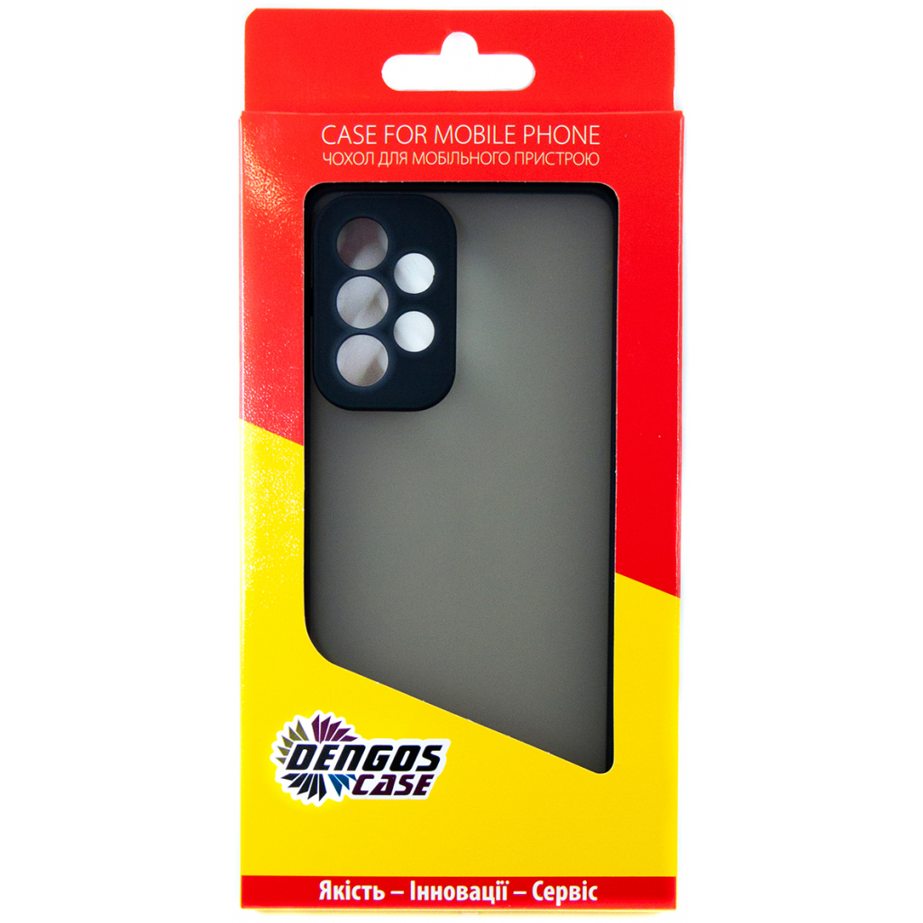 Чохол до мобільного телефона Dengos Matte Samsung Galaxy A33 (black) (DG-TPU-MATT-98) - зображення 5