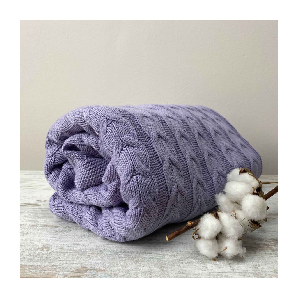 Плед Прованс Глорія 190х220 коси Лавандовий (21249) - зображення 2