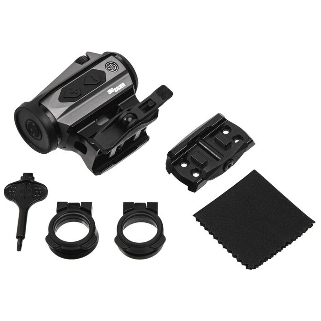 Коліматорний приціл Sig Sauer Romeo4S 1x20mm, 2 MOA RED DOT BALLISTIC CIRCLE DOT, SOLAR (SOR43021) - зображення 8