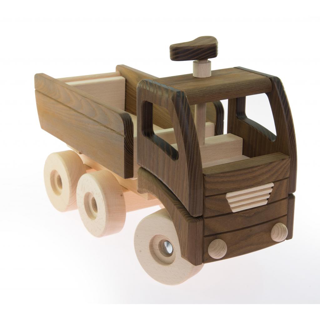 Машина Goki дерев'яна Самоскид (натуральний) (55914) - зображення 5
