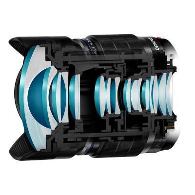 Об'єктив Olympus ED 8mm 1:2.8 PRO Black (V312030BW000) - зображення 2