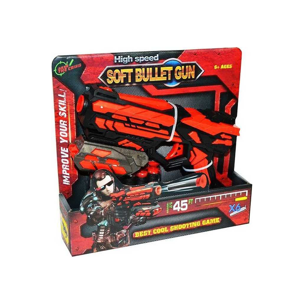 Іграшкова зброя Qunxing Бластер 6-зарядний (FJ801) - изображение 2