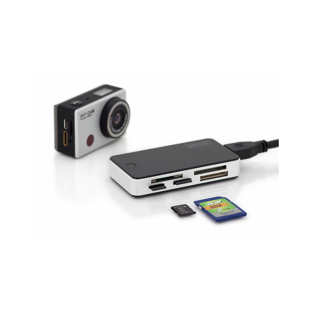 Зчитувач флеш-карт Digitus USB 3.0 All-in-one (DA-70330-1) - изображение 5