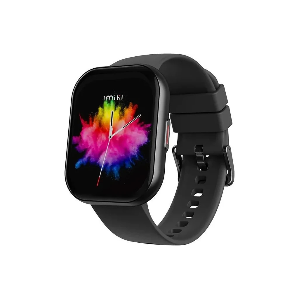 Смарт-годинник iMiki SE1 Black Silicone Strap - зображення 1