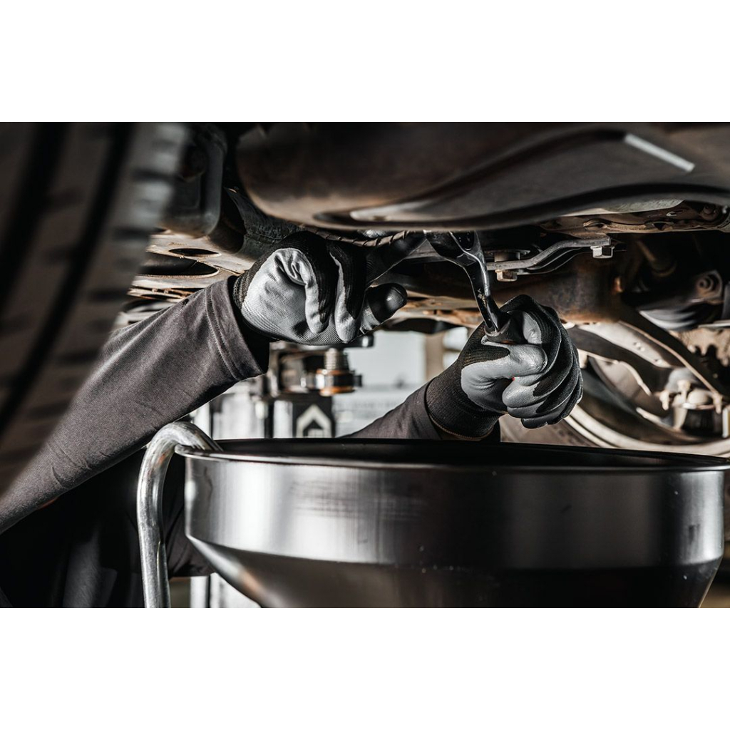 Захисні рукавиці Neo Tools комплект 12шт, поліестер з нітриловим покриттям, р.9, сіро-чорний (97-647-9) - изображение 3